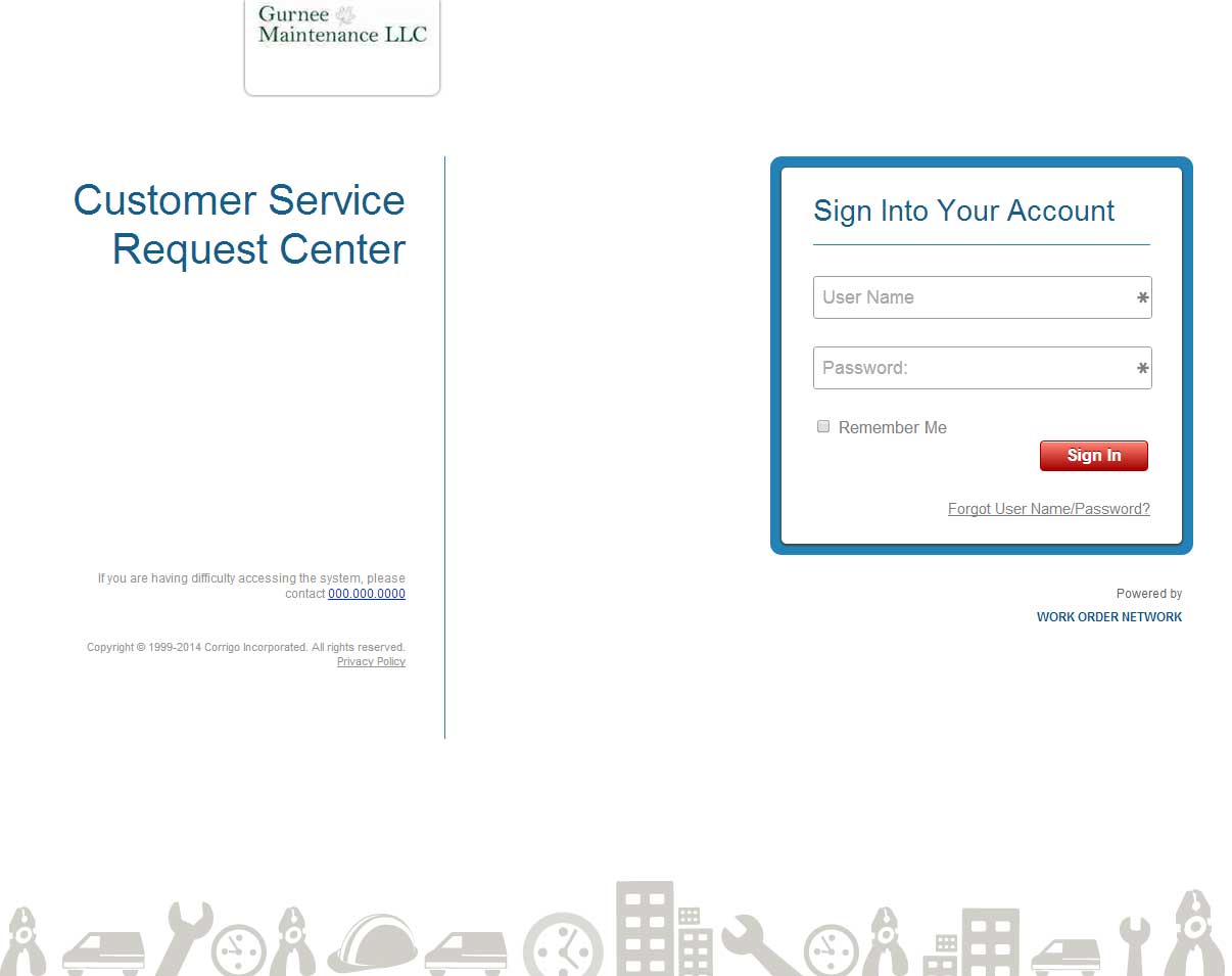 On-Line Maintenance Request System | Greenleaf Center | 847.244.3223